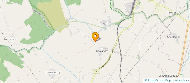 localisation de l'entreprise MONSIEUR TONNY ASSELAIN  SAINT-SAUVES-D AUVERGNE