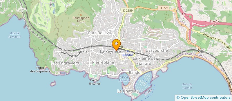 localisation de l'entreprise MONSIEUR TONNY CHIANESE à BANDOL