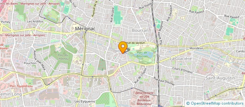 localisation de l'entreprise MONSIEUR TONNY DO AMARAL  MERIGNAC