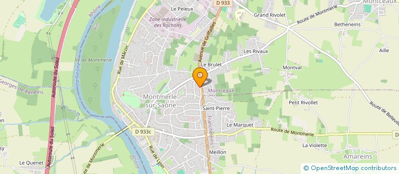 localisation de l'entreprise MONSIEUR TONY ABALO à MONTMERLE-SUR-SAONE