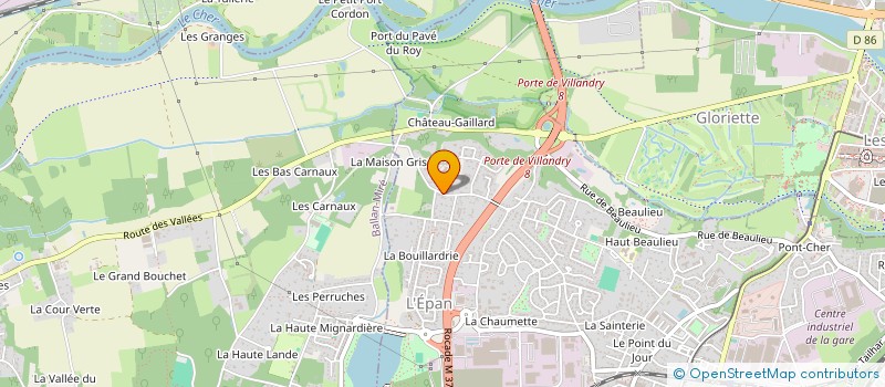 localisation de l'entreprise MONSIEUR TONY ABELS  JOUE-LES-TOURS