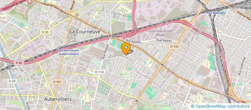 localisation de l'entreprise MONSIEUR TONY AIT TAYEB à LA COURNEUVE