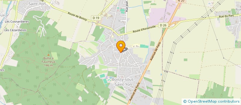 localisation de l'entreprise MONSIEUR TONY ALLIGRI  BOISSY-SOUS-SAINT-YON