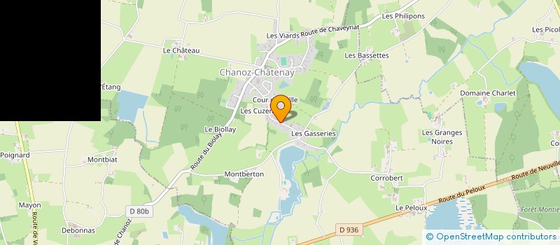 localisation de l'entreprise MONSIEUR TONY ALLIRAND à CHANOZ-CHATENAY