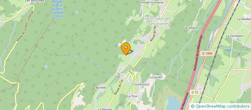 localisation de l'entreprise MONSIEUR TONY ALSTERS  SAINT-GEORGES-D'HURTIERES