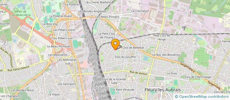 localisation de l'entreprise MONSIEUR TONY ALTIER à FLEURY-LES-AUBRAIS