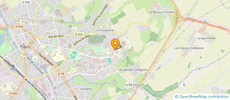 localisation de l'entreprise MONSIEUR TONY AMELINE à FLERS