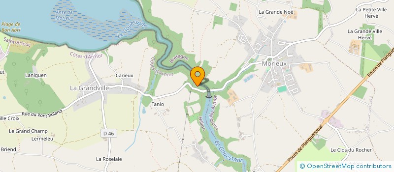 localisation de l'entreprise MONSIEUR TONY AMELOT  HILLION