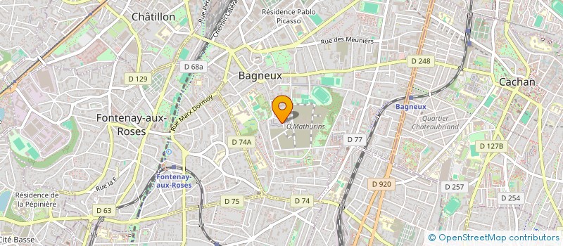 localisation de l'entreprise MONSIEUR TONY ANDRIATSIFERANA à BAGNEUX