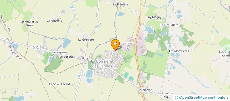 localisation de l'entreprise MONSIEUR TONY ARNASSALOM  LA BOISSIERE-DES-LANDES