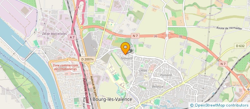 localisation de l'entreprise MONSIEUR TONY ASTIER  BOURG-LES-VALENCE