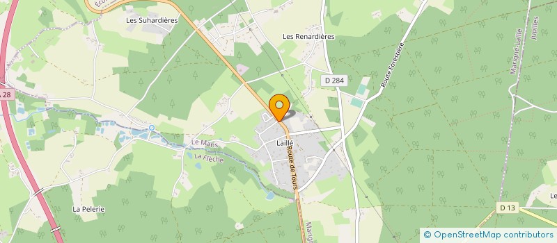 localisation de l'entreprise MONSIEUR TONY AUBERT à SAINT MARS D'OUTILLE