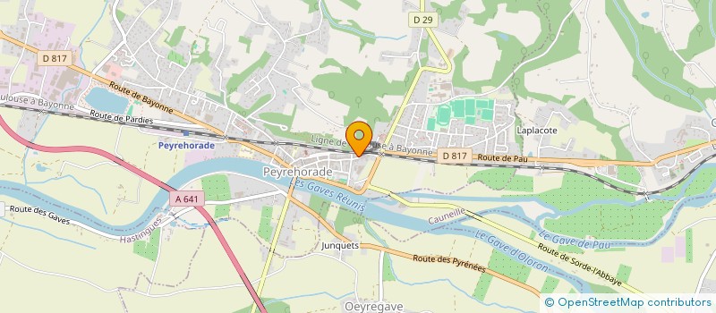 localisation de l'entreprise MONSIEUR TONY AUBOYER  PEYREHORADE