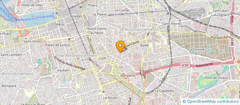 localisation de l'entreprise MONSIEUR TONY BAPTISTE à MARSEILLE
