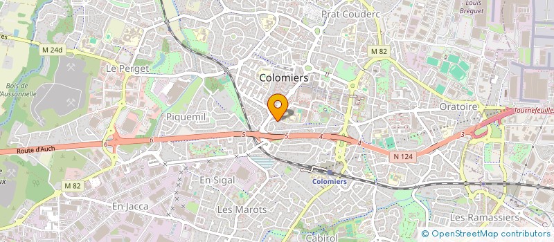 localisation de l'entreprise MONSIEUR TONY BAPTISTE à COLOMIERS