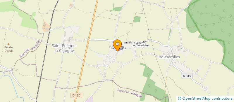 localisation de l'entreprise MONSIEUR TONY BARRAUD  PLAINE-D'ARGENSON