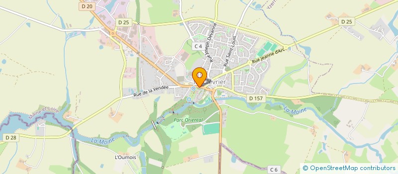 localisation de l'entreprise MONSIEUR TONY BAUDOUIN  MAULEVRIER