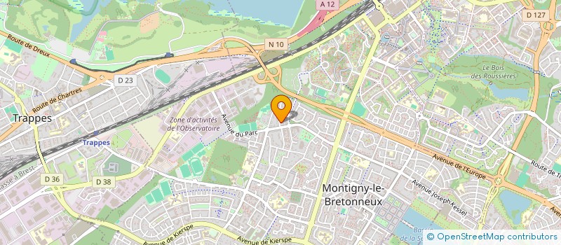 localisation de l'entreprise MONSIEUR TONY BAUDRY  MONTIGNY-LE-BRETONNEUX