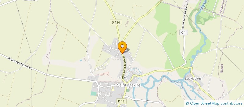 localisation de l'entreprise MONSIEUR TONY BEAUDOUX  SAINT-MAXIRE