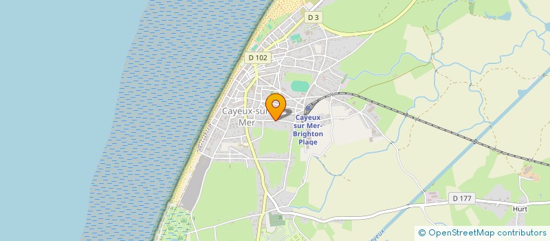 localisation de l'entreprise MONSIEUR TONY BEAUSSIRE  CAYEUX-SUR-MER