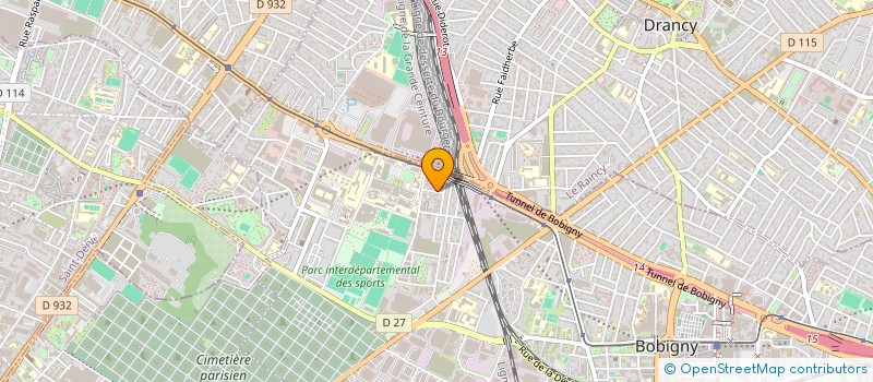 localisation de l'entreprise MONSIEUR TONY BEDIAF  BOBIGNY