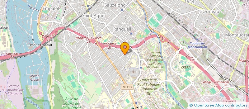 localisation de l'entreprise MONSIEUR TONY BEDRUNE à TOULOUSE