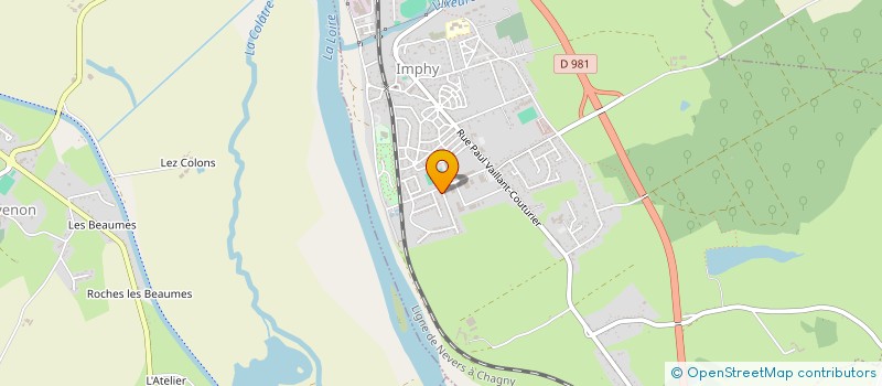 localisation de l'entreprise MONSIEUR TONY BEGO  IMPHY