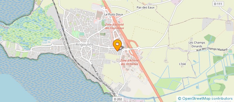 localisation de l'entreprise MONSIEUR TONY BEGUE  ANGOULINS