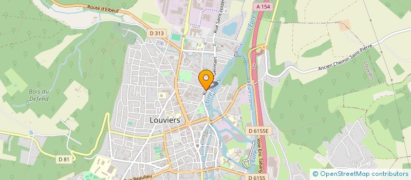 localisation de l'entreprise MONSIEUR TONY BEHOTTE à LOUVIERS