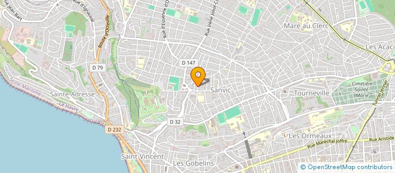 localisation de l'entreprise MONSIEUR TONY BELENUS à LE HAVRE