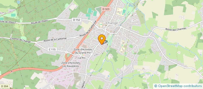 localisation de l'entreprise MONSIEUR TONY BENOIT  CHANGE