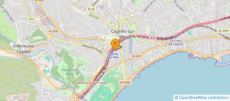 localisation de l'entreprise MONSIEUR TONY BENSIGNOR à CAGNES-SUR-MER
