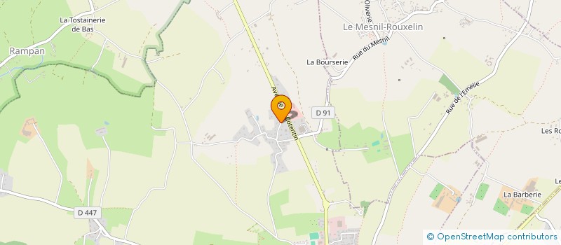 localisation de l'entreprise MONSIEUR TONY BERNIER  SAINT-GEORGES-MONTCOCQ