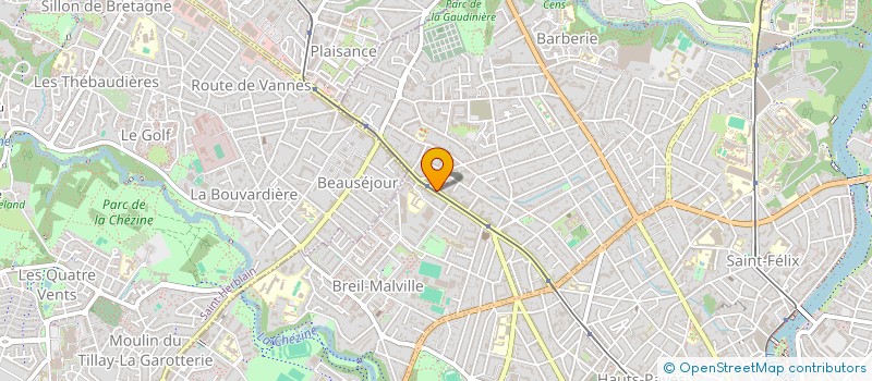 localisation de l'entreprise MONSIEUR TONY BERTHOME à NANTES