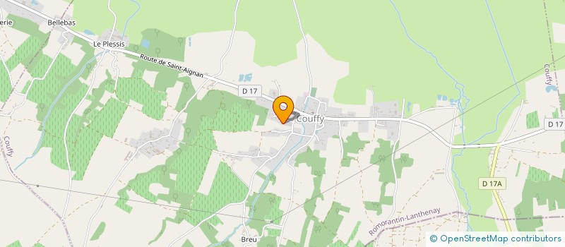 localisation de l'entreprise MONSIEUR TONY BICHON  COUFFY