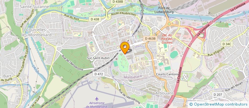 localisation de l'entreprise MONSIEUR TONY BILLOTET  MONTBELIARD