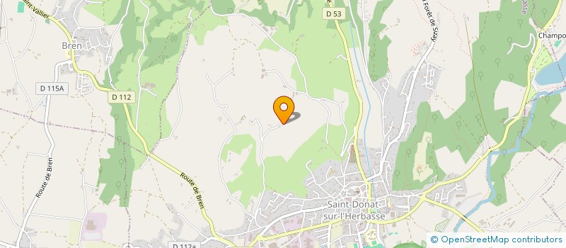 localisation de l'entreprise MONSIEUR TONY BINCHE  SAINT-DONAT-SUR-L'HERBASSE