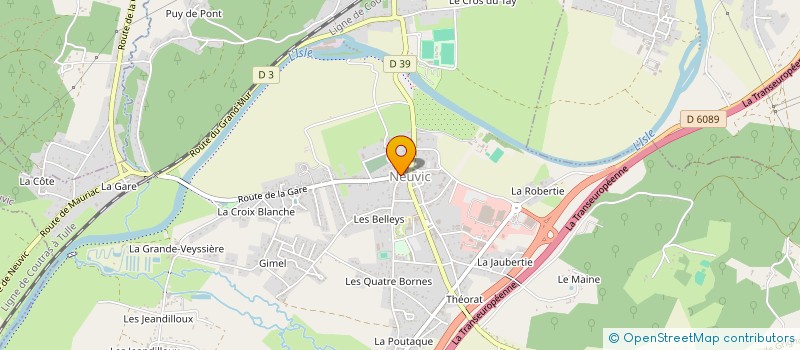 localisation de l'entreprise MONSIEUR TONY BIZEUL à NEUVIC