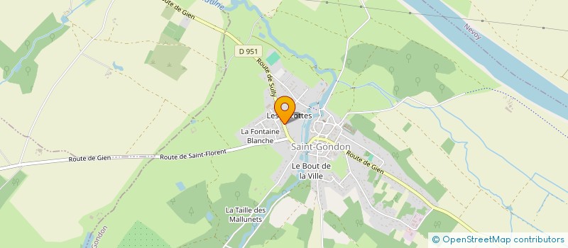 localisation de l'entreprise MONSIEUR TONY BLANCHARD  SAINT-GONDON