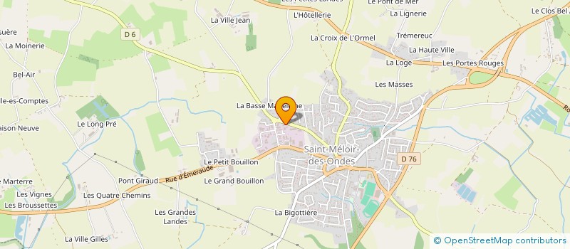 localisation de l'entreprise MONSIEUR TONY BLOT  SAINT-MELOIR-DES-ONDES