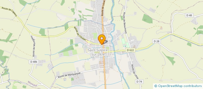 localisation de l'entreprise MONSIEUR TONY BONNET  SAINT-SULPICE-SUR-LEZE