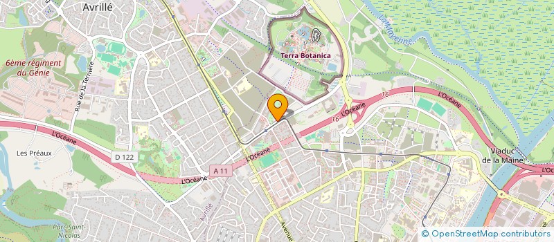 localisation de l'entreprise MONSIEUR TONY BOUAMAMA  ANGERS