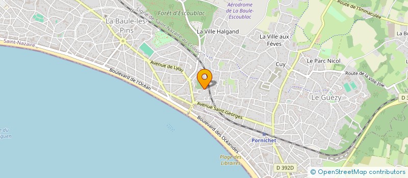 localisation de l'entreprise MONSIEUR TONY BOUILLON à LA BAULE-ESCOUBLAC