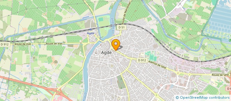 localisation de l'entreprise MONSIEUR TONY BOULAY BRIONNE  AGDE