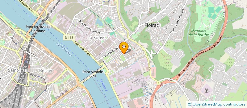 localisation de l'entreprise MONSIEUR TONY BOURINET  FLOIRAC