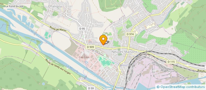 localisation de l'entreprise MONSIEUR TONY BOURRIER-ENGELHARD  NEUVES-MAISONS