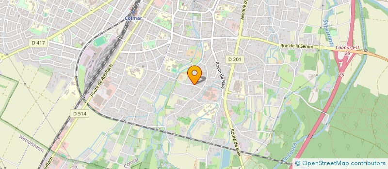 localisation de l'entreprise MONSIEUR TONY BOUYER  COLMAR