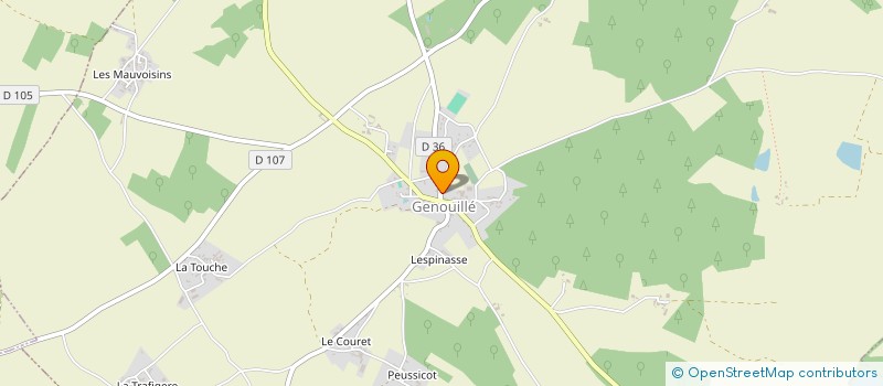 localisation de l'entreprise MONSIEUR TONY BRADLEY  SAINT-VINCENT-LA-CHATRE