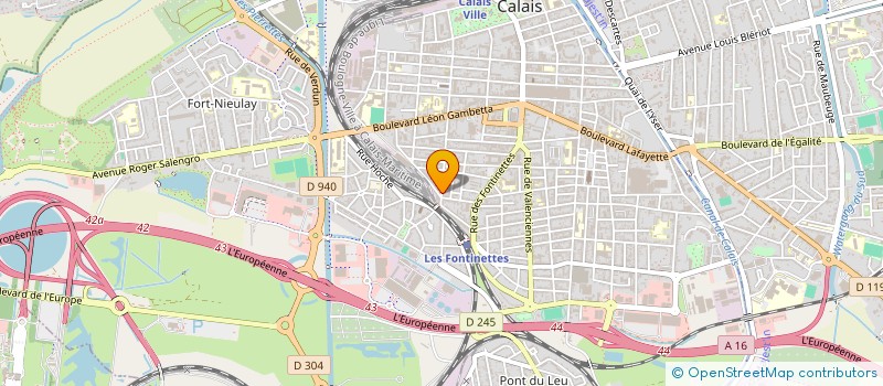 localisation de l'entreprise MONSIEUR TONY BREMONT  CALAIS