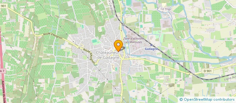 localisation de l'entreprise MONSIEUR TONY BRENSKI  CHATEAUNEUF-DE-GADAGNE